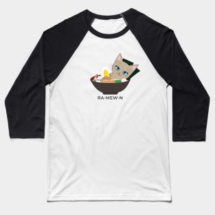 Ramen Cat Baseball T-Shirt